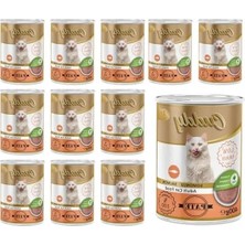 Hakay Somonlu Pate Yaş Mama, 400G x 12 Adet