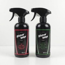 Shine Wax Demir Tozu Temizleyici & Lastik Parlatıcı Jel 500 ml 2'li Set
