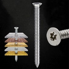 Hakay Sivri Uçlu Dübelsiz Beton Vidası 7.5X80 mm - 50 Adet