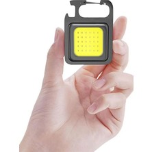 Hakay Şarj Edilebilir Metal Kasa El Feneri ve Şişe Açacağı, LED Aydınlatma Özellikli