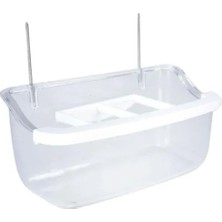 Hakay Şeffaf Telli Izgaralı Kuş Yemliği - 10 Cm, 32 Adet