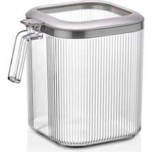 Hakay Kendinden Kapaklı Şeffaf Saklama Kabı, 2,5 Litre Kapasite