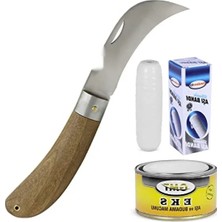 Hakay 3'lü Aşı Bıçağı Seti - Aşı Macunu ve Bandı ile Birlikte