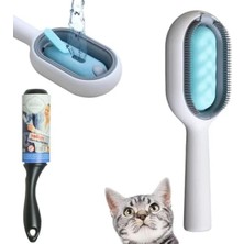 Hakay Su Hazneli Kedi Tüy Temizleme Fırçası + 60 Yaprak Hediye