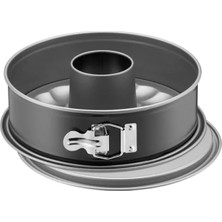 Hakay Kelepçeli Borulu Kek Kalıbı, 28CM