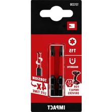 Hakay Darbeli Bit Seti, 2 Parça, 50 mm Uzunluk, S2 Çelik