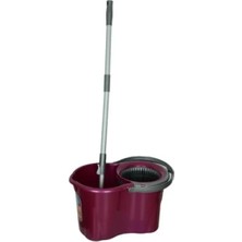 Hakay Temizlik Seti - Döner Başlıklı Mop ve 19L Kapasiteli Kova