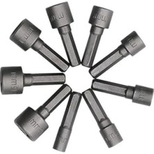 Hakay Lokma Seti, 1/4" Vidalı, Metrik Adaptör, 9 Parça
