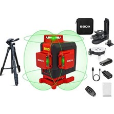 Hakay Profesyonel 4X360⁰ Otomatik Hizalamalı Yeşil Çapraz Çizgi Lazer