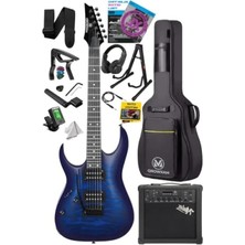 Hakay Güvenilir Yüksek Kalite Mavi Rosewood 25W Amfili Elektro Gitar