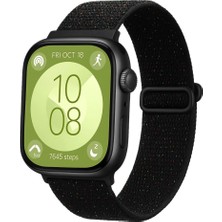 Nuveden Huawei Fit 4  Kordon (Saat Değildir) - Benekli Siyah
