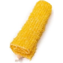 Hakay Esnek Sarı Banyo Lifi - Tüm Cilt Tiplerine Uygun Unisex 20X30 cm