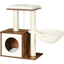 Hakay Modern Kedi Ağacı - Tırmalama Direkli Tasarım