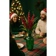 Hakay Kırmızı Kokina Demeti - Yılbaşı Süsü, Dayanıklı