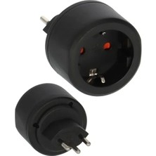 Hakay Seyahat Fişi / Adaptörü - Ab Tipi ve Isviçre Prizi Için