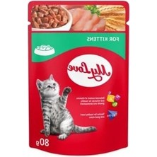 Hakay Yavru Kediler Için 80 Gr'lık Pouch Kedi Maması (24 Adet)