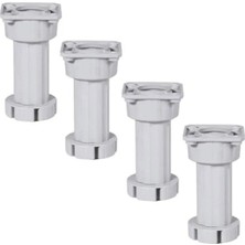 Hakay Ayarlanabilir 10 cm Gri Mobilya Ünite Ayağı (10 Adet)