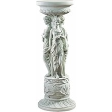 Hakay Neoklasik Heykel Kaidesi, 25,5 x 25,5 x 71 Cm, Yüksek Kaliteli Tasarım