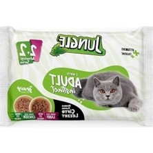 Hakay Çift Lezzetli Yetişkin Kedi Maması 4 x 100 gr - Kuzulu ve Tavuklu