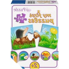 Hakay Bahçe Hayvanları Temalı 9 x 2 Parça Puzzle, Canlı Renkler