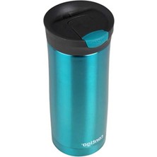 Hakay 470 ml Kapasiteli Çift Katmanlı Termos Bardak, Turkuaz