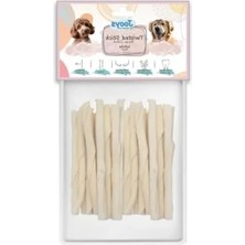 Hakay 12 cm Beyaz Burgu Çubuk - 50 Adet Paket