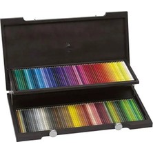 Hakay 120 Renkli Kuru Boya Kalemi - Ahşap Kutu Ile