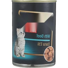 Hakay Yavru Kedi Konserve Maması - 410 G, Dana Etli