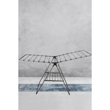Hakay Katlanabilir Metal Çamaşır Kurutma Askısı - Gri