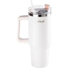 Hakay Paslanmaz Çelik Pipetli Termos Bardak (1.2l)
