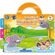 Hakay Yeniden Kullanılabilir Hayvan Temalı Sticker Seti