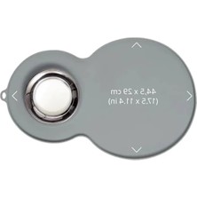 Hakay Yumuşak Silikon Kedi Suluk ve Mama Altlığı (Orta Boy)