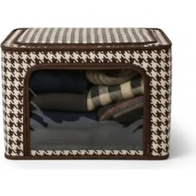 Hakay Katlanabilir Tela Telli Dolap Düzenleyici Kutu, 40X50X30 cm