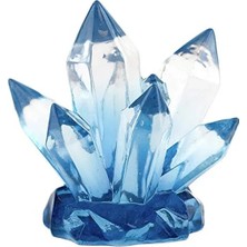 Hakay Yarı Saydam Safir Mavisi Akvaryum Dekorasyonu - 10 cm x 7 cm x 10 cm