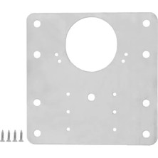 Hakay Paslanmaz Çelik Menteşe Tamir Plakası - 9x9 cm