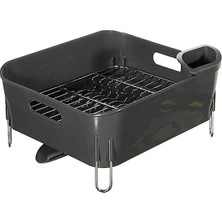 Hakay Gri Paslanmaz Bulaşıklık - Küçük Boy, 37X33X17 cm