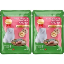 Hakay Tavuk ve Pirinçle Hazırlanmış Sardalye Pouch 85 gr (2 Paket)