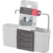 Hakay Deterjan ve Süngerlik Kutusu - Beyaz, 27X14.5X7 cm