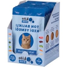 Hakay %100 Taze Ton Balıklı Kedi Yemeği, 80 G x 8 Adet