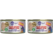 Hakay Tavuk Göğsü ve Karidesli Tiftiklenmiş Konserve Kedi Maması, 70 gr (2 Paket)