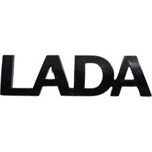 Gutsy Lada Yazı Monogram Arka Bagaj Kapağı Siyah