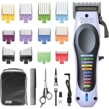 Hakay Lityum Saç Kesme Makinesi - Güçlü Motor, Kablosuz Kullanım