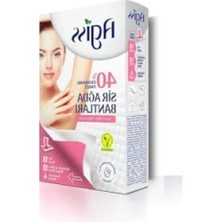 Hakay Tüm Ciltler Için Kullanıma Hazır Ağda Bantları, 40 Adet