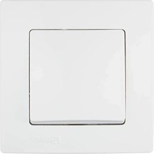 Hakay Beyaz Kare Anahtar - 250V 10AX