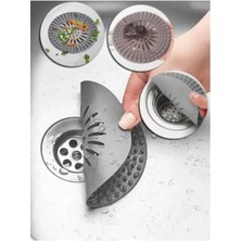 Hakay Yuvarlak Silikon Süzgeçli Lavabo Tıpası - Dayanıklı ve Esnek