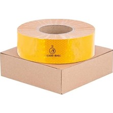 Hakay 3 Metre Tüvtürk Onaylı Fosforlu Reflektör Bant - Sarı Renk