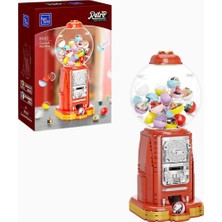 Pantasy Retro Çiklet Makinesi Yapım Seti Kırmızı Metal Koleksiyon Modeli