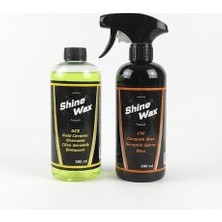 Shine Wax Seramik Şampuan & Hızlı Cila 500 ml 2'li Set