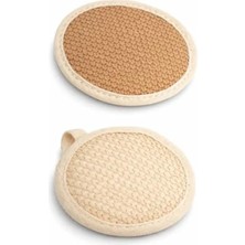 Hakay Doğal Bambu Liflerden Üretilen 2'li Banyo Lifi Seti - Hassas Ciltler Için