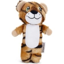 Hakay Peluş Köpek Oyuncağı, Kaplan, Kahverengi, 23X10X4 cm